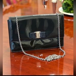 Good condition Salvatore Ferragamo bag patent